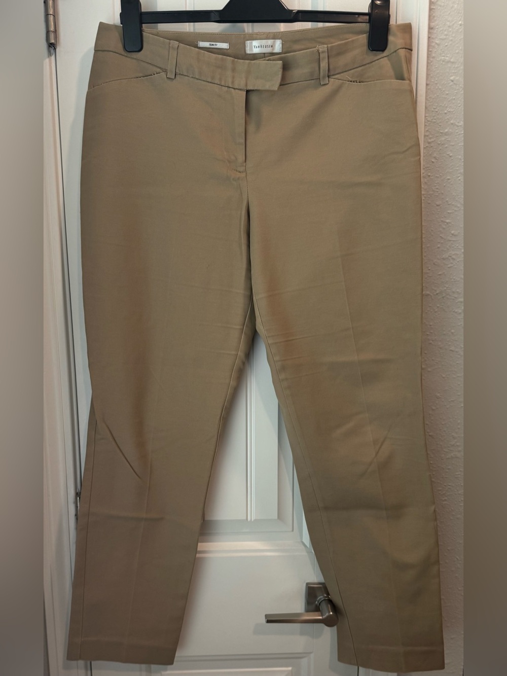 Van Heusen Slim Fit Khaki/Tan Dress Pants